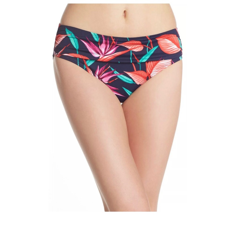 New Tommy‎ Bahama Birds High Waist Bikini Bottom